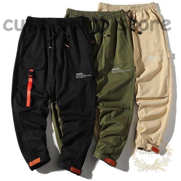 カーゴパンツ メンズ パンツ ミリタリーファッション スウェット クライミングパンツ イージーパンツ ボトムス 黒 ロングパンツ 太め ゆったり 春夏秋 Ct919 Fwnkz111 Cute Point 通販 Yahoo ショッピング
