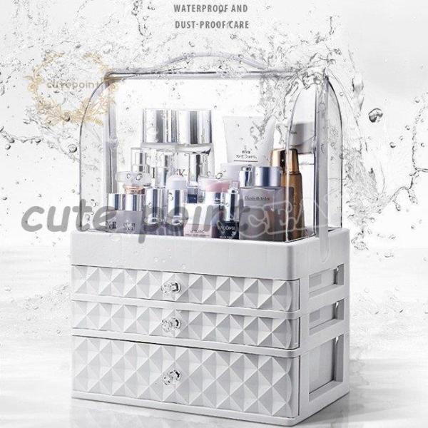 メイクボックス コスメボックス メイクケース メイク収納 化粧品ケース コスメ 小物収納ボックス-------以上はキーワードです【素材】：PU【カラー】：4色【サイズ】：（約）画像通りサイズは、実寸を測っているため多少の誤差はございます。...