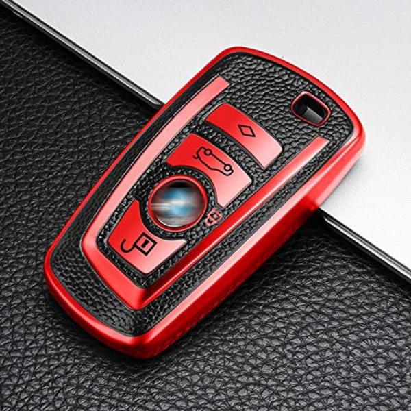 ONTTO BMW スマート キーケース キーカバー オシャレ 手触りいい キーホルダー bmw 1 3 4 5 6 7シリーズ X3 X4