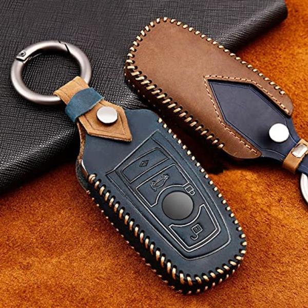 ONTTO BMW スマート キーケース キーカバー オシャレ 手触りいい 高級 キーホルダー bmw 1 3 4 5 6 7シリーズ X3
