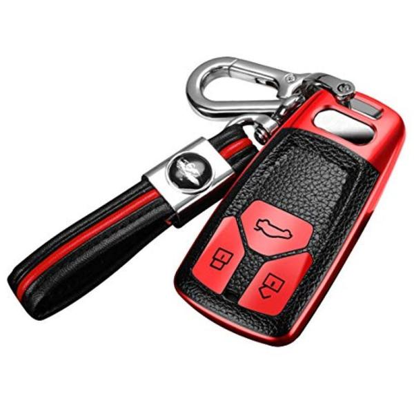 ontto スマート キーケース キーカバー Audi用 新型 TT A3 S3 RS3 A4 A5 S5 A6 S6 RS6 A7 S7