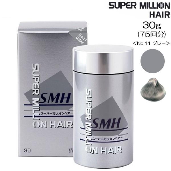 ルアン スーパーミリオンヘアー 30g ミリオンヘアー グレー No.11 髪 白髪隠し 白髪パウダー 白髪隠しパウダー