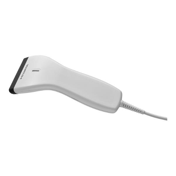 IODATA BRCCDTS2W バーコードリーダー [USB-A /1次元対応] (Windows11対応) ホワイト BR-CCD/TS2W