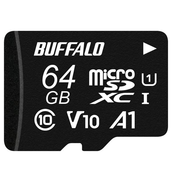 BUFFALO（バッファロー） microSD 64GB 100MB/s UHS-1 U1 microSDXC