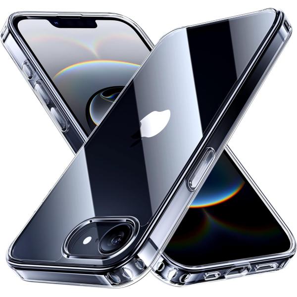 NIMASO iPhone 17e 16e 用 ケース クリア 黄変防止 耐衝撃 米軍MIL規格