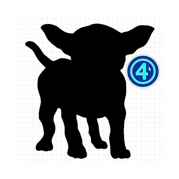 チワワ 犬 シルエット ステッカー プレゼント付 Buyee Buyee Japanese Proxy Service Buy From Japan Bot Online