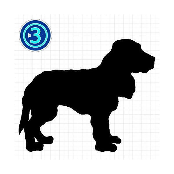 イングリッシュコッカースパニエル 犬 シルエット ステッカー プレゼント付 Buyee Buyee 日本の通販商品 オークションの代理入札 代理購入