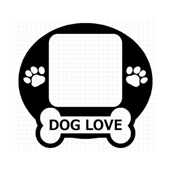 I LOVE DOG 05 用オプション ステッカ