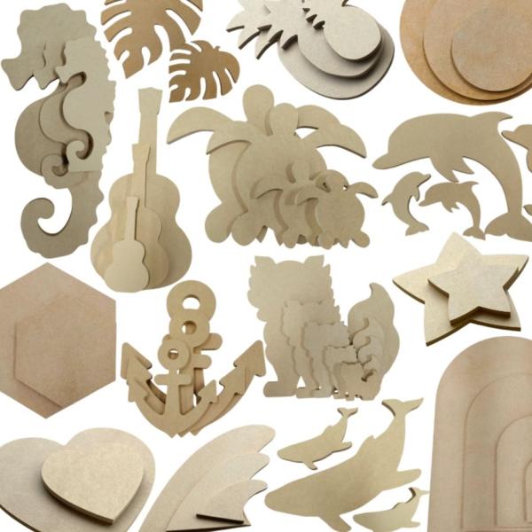 MDF アートボード 木製パネル 画材 ベース材 DIY ウエルカムボード 手作りに レジンアート エポキシアート 用にも適しています