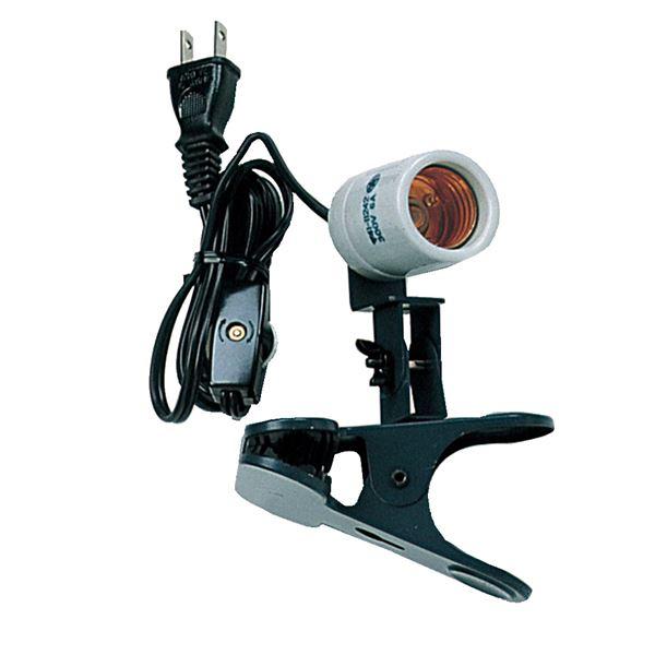 【商品名】 ワンタッチスタンド（スイッチ付） (爬虫類用品) 【ジャンル・特徴】 爬虫類飼育の必需品、便利な滑り止めゴムやスイッチ付きです [ OS-210 ]