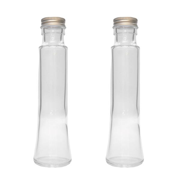 横浜ハーバリウム弐番店で使用しているボトルです。透明度が高い日本製のガラス瓶です。オイルを入れるとよりいっそう透明感がまします。数多くの瓶の中から私たちはこの材料を選んで使っています。横浜ハーバリウム弐番店 正規品ボトルの詳細規　格：日本製...