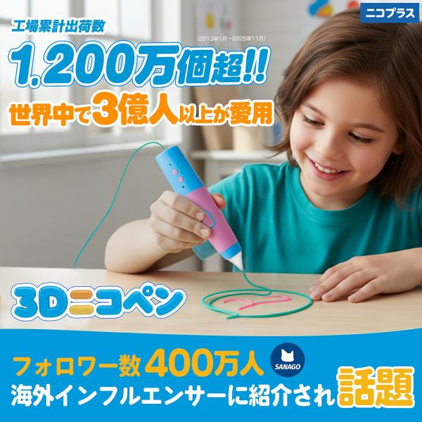 【日本企画・国内正規品】子供も安心！先端が熱くならない 3Dペン LP061Sk 楽天市場】子供も安心。先端が熱くならない 3Dペン LP061S｜安全設計