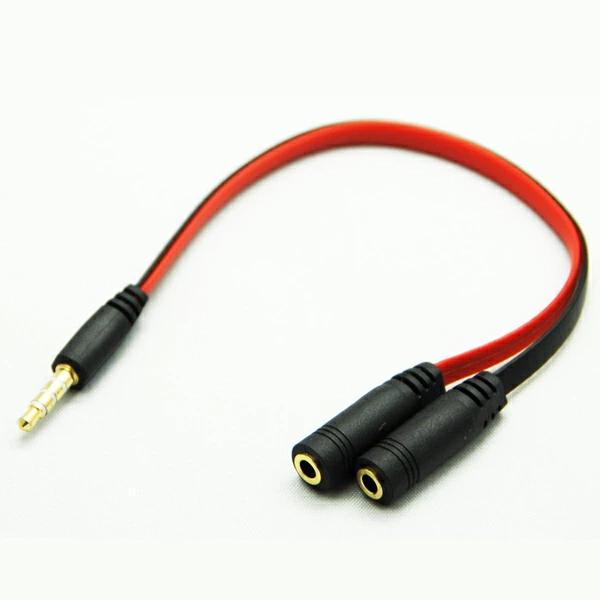 重量：約7g梱包サイズ：約8.7 x 6.7 x 2.8 cm●3.5mm4極(オス) - 3.5mm(メス)音声＆3.5mm(メス)マイク分配ケーブル●ケーブル長: 20cm●対応規格:　マイク付きイヤホンはCTIA規格の４極マイク付きイ...