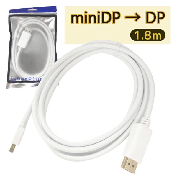 mini Displayport → HDMI 変換ケーブル 1.8m パッシブタイプ 送料無料 Cybernet