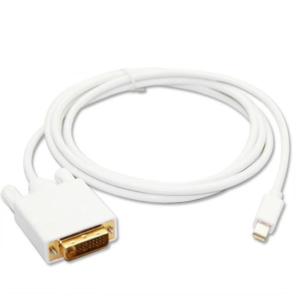 1.8m 映像 変換 ケーブル miniDisplayportをDVIに変換 パッシブタイプ 送料無料 Cybernet
