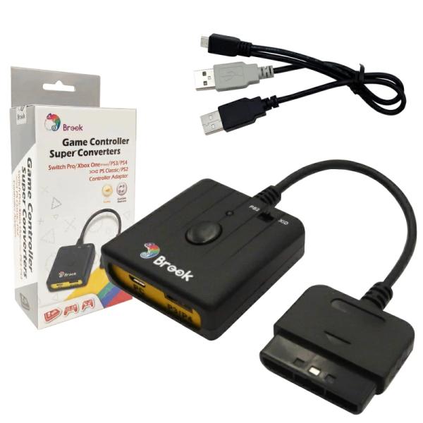 コントローラー 変換アダプター Brook Game Controller Super Converters PS PS2用