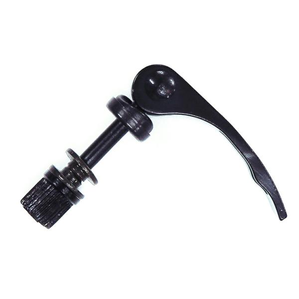 ワンタッチでシートポストを簡単固定。工具不要でサドルの高さ調整が可能です。サビに強く軽量なアルミ製。※デザイン・仕様などは予告なく変更・改良することがありますので、予めご了承ください。サイズ:スポーツ車用カラー:ブラック容量・重量:約42g