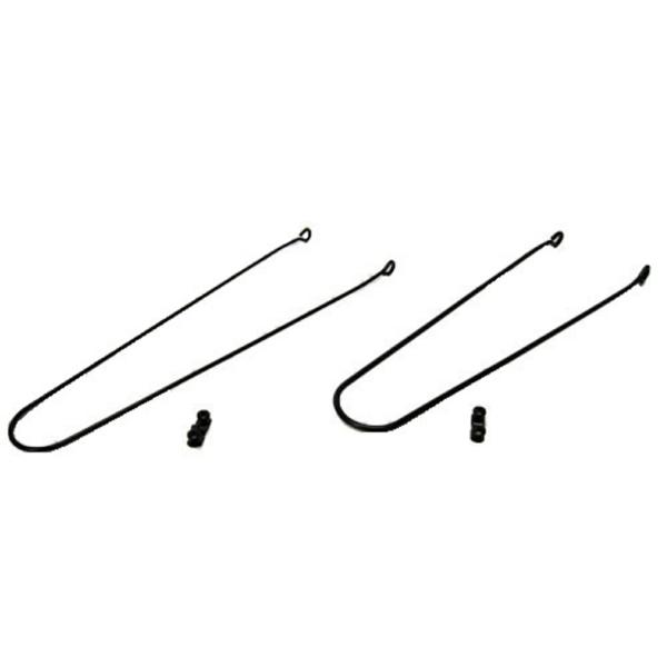 ハブ軸用ドロヨケU型ステー前後セット。耐久性に優れ、サビに強いステンレス製。小判(ドロヨケとドロヨケU字ステーを固定する金具)とネジ付属。※デザイン・仕様などは予告なく変更・改良することがありますので、予めご了承ください。