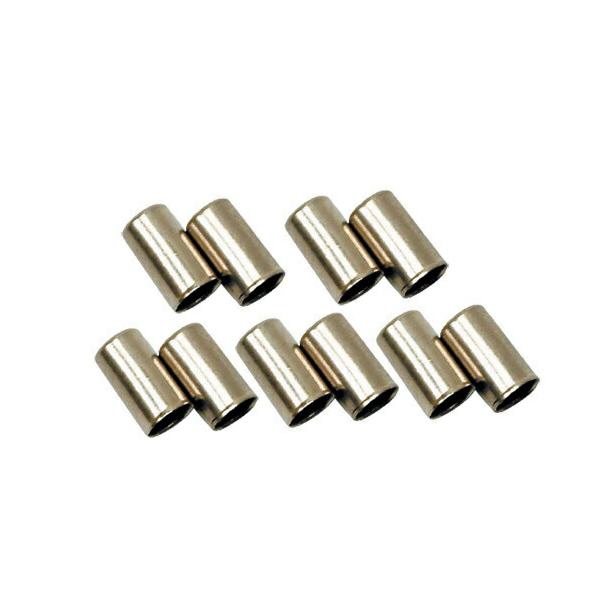 スタンダードタイプのブレーキアウターキャップです。1セット：10個入り※デザイン・仕様などは予告なく変更・改良することがありますので、予めご了承ください。サイズ:内径：5mmカラー:シルバー容量・重量:10個入り