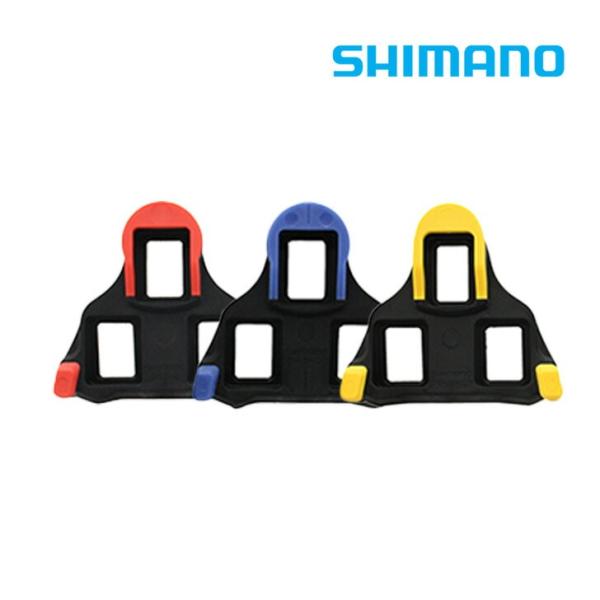 シマノ SPD-SL用クリートセット。●セルフアライニングモードタイプ※SM-SH11イエローはセルフアライニングモードで、シューズの固定角に約6度の余裕を持たせてあります。足首に若干の余裕ができ、負担も少なくなるのでツーリングやロングライ...