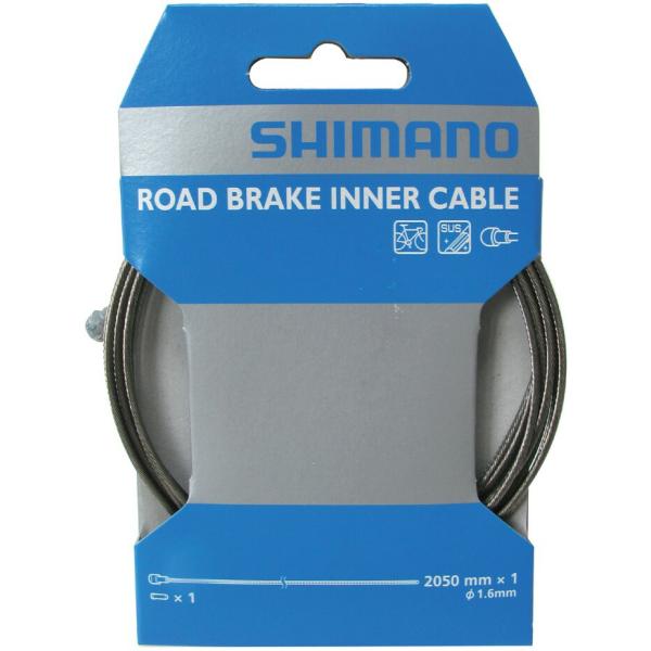 シマノ ロード用ステンレス製ブレーキインナーケーブルです。●適応：ロード●エンドキャップ付き※デザイン・仕様などは予告なく変更・改良することがありますので、予めご了承ください。