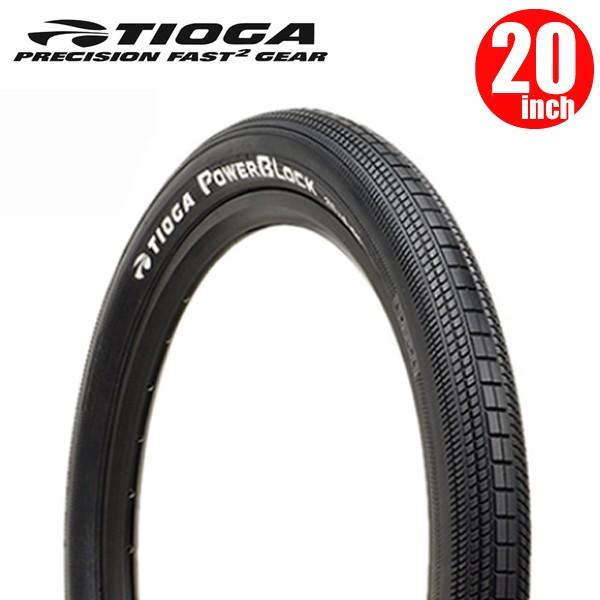 TIOGA タイオガ BMX タイヤ パワーブロック 20x1.3/8 TIR19204 :5-tioga-tr-0027:CYCLE-GARAGE  通販 
