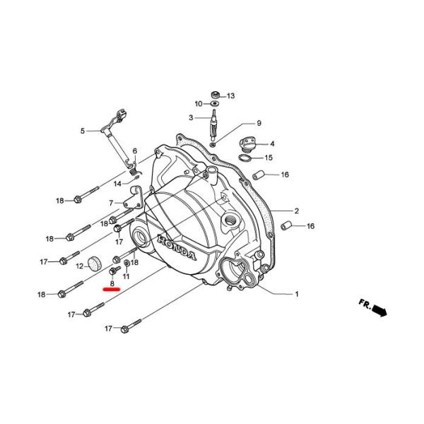 ホンダ（HONDA） 正規品【HRC】90134-NX5-000 ドレンボルト6×10 BOLT