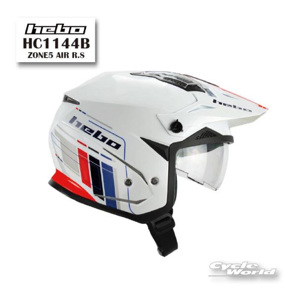 ■HEB0　hebo　トライアル用ヘルメット Hebo（エボ） ☆【HEBO】 《HC1144B ZONE5 AIR R.S》 トライアル