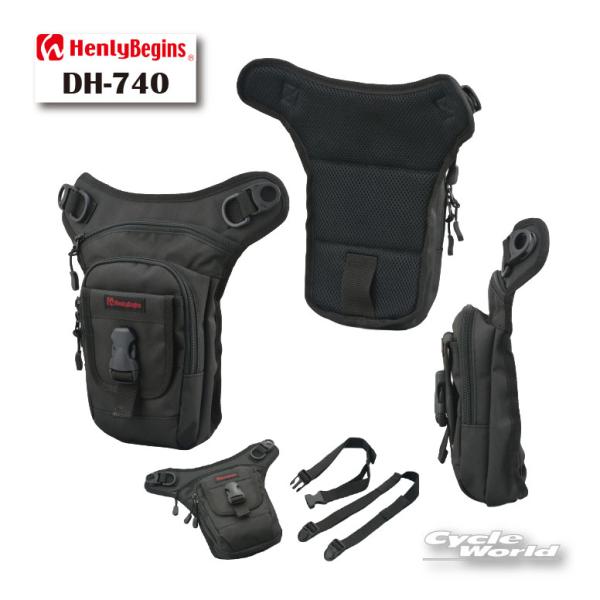 他サイト： ☆【HenlyBegins】96490 DH-740 ホルスターバッグ2 ポリエステル かばん 鞄 デイトナ ヘンリービギンズ 【バイク用品】の商品画像