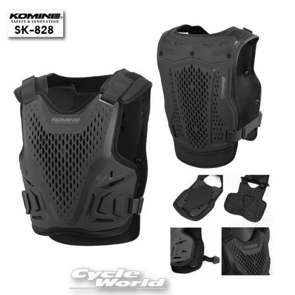 他サイト： 正規品〔KOMINE〕 SK-828 エアスルーCE レベル２ボディアーマーフィット ＜フリー＞ ボディプロテクター 胸 背中 CE規格 レベル２ コミネ 【バイク用品】の商品画像