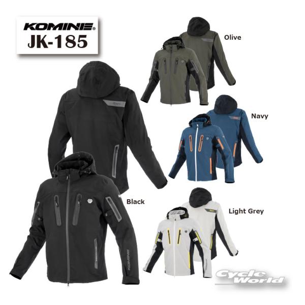 ☆《2026春夏》正規品〔KOMINE〕 JK-185 エニグマG2 WPパーカ 春夏 CEレベル2 プロテクター付き ツーリング 街乗り コミネ 26SS 【バイク用品】