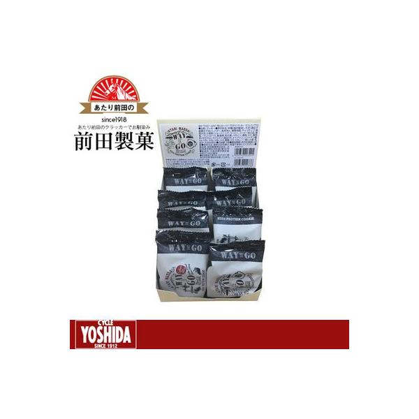 ※はじめにお読みください。　ご注文のタイミングによっては、欠品・完売・入荷待の場合がございます。あたり前田のクラッカーで有名な前田製菓のスポーツ用クッキー。カフェインを50mg配合したコーヒー味。コーヒーのほろ苦さとチョコチップの甘さの絶妙...