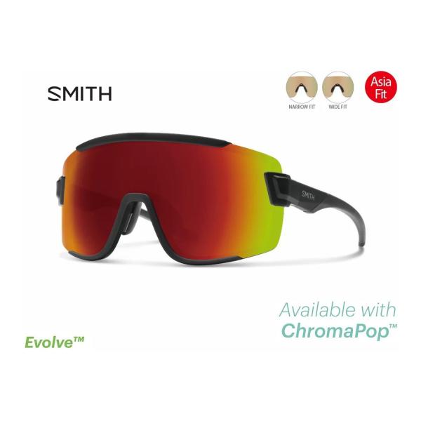 (���Z�[��)�X�~�X(SMITH)�@WILDCAT ��Matte Black / CP-Sun Red Mirror &amp; Clear�� �T���O���X