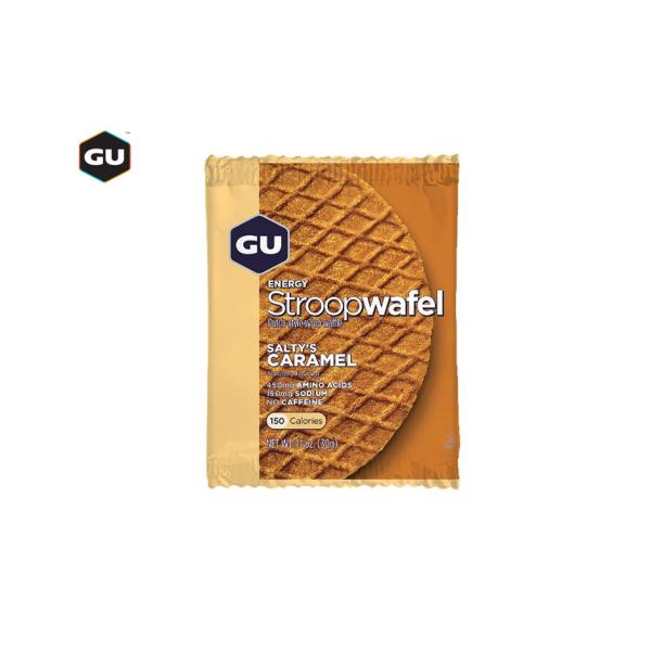 ※はじめにお読みください。　ご注文のタイミングによっては、欠品・完売・入荷待の場合がございます。GU ENERGY（グーエナジー）ENERGY STROOPWAFEL（エナジーストループワッフル）ソルティキャラメル 1枚｜栄養補給食サプリメ...