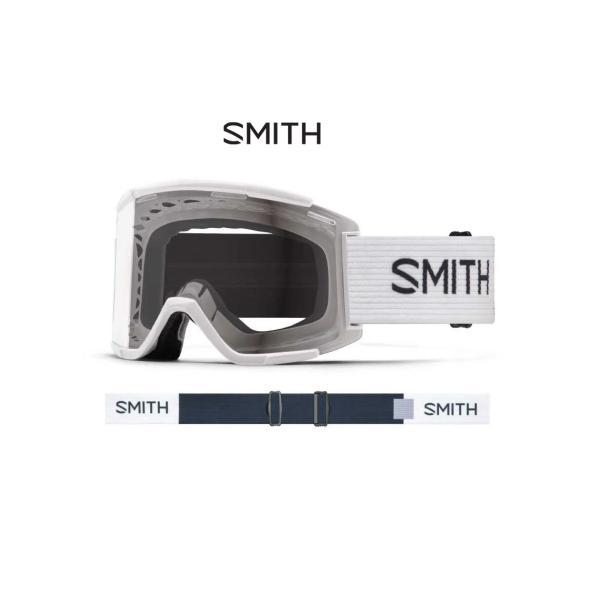 (Z[)X~X(SMITH)@SQUAD XL MTB White | Clear S[O