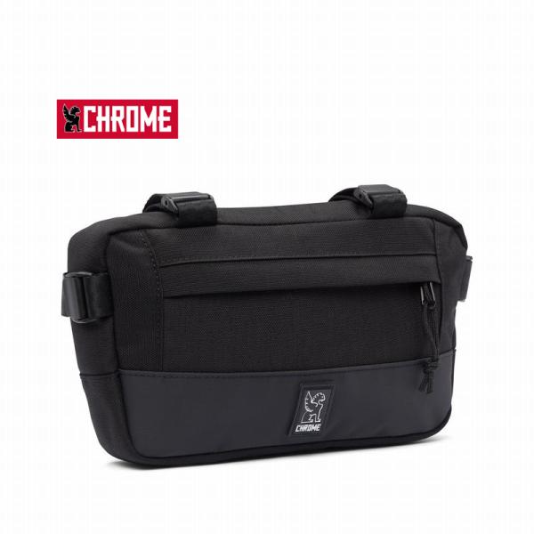 (Z[)N[(CHROMEj@DOUBLETRACK FRAME BAG SM@BLACK