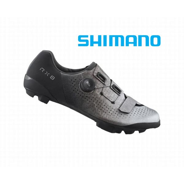 (特セール)シマノ（SHIMANO）　RX8（SH-RX801）シルバー SPD グラベルシューズ