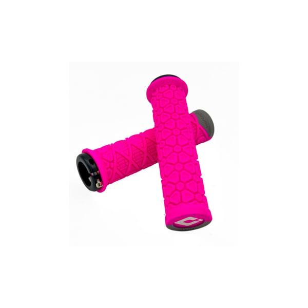 (特セール)ODI　VANQUISH V2.1 LOCK-ON GRIPS　Pink / Grey