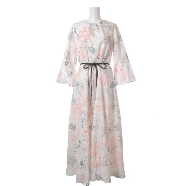 Ebure フラワープリント ロング ドレス ワンピース 36 ホワイト エブール Buyee Buyee 日本の通販商品 オークションの代理入札 代理購入