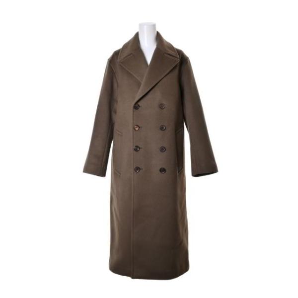 AURALEE（オーラリー） ビーバーメルトン ロング ピーコート 0