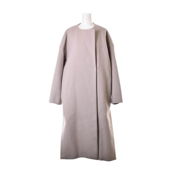 ミューズ ドゥーズィエムクラス 日本製 ウール コクーン オーバーサイズ コート Deuxieme Classe（ドゥーズィエムクラス） ノーカラー ウール オーバー