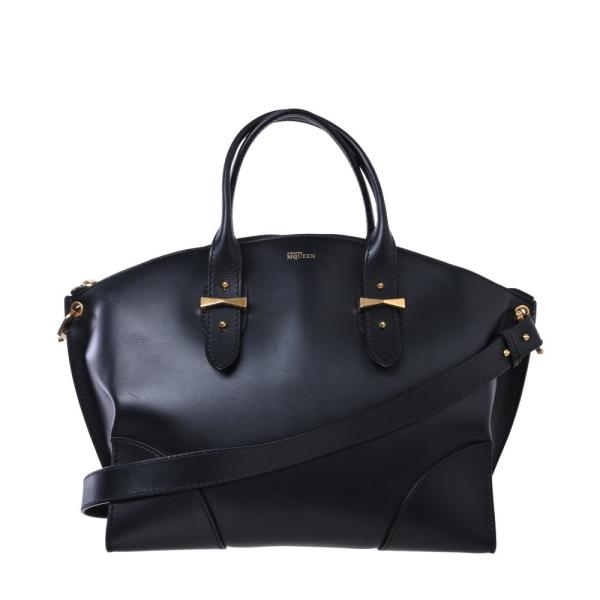 Alexander McQueen 2way レジェンド レザーバッグ O/S ブラック