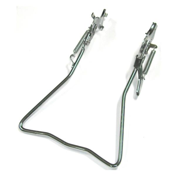 一般的な自転車用の両立スタンドです。正爪エンドタイプにのみ取り付け可能です<br>