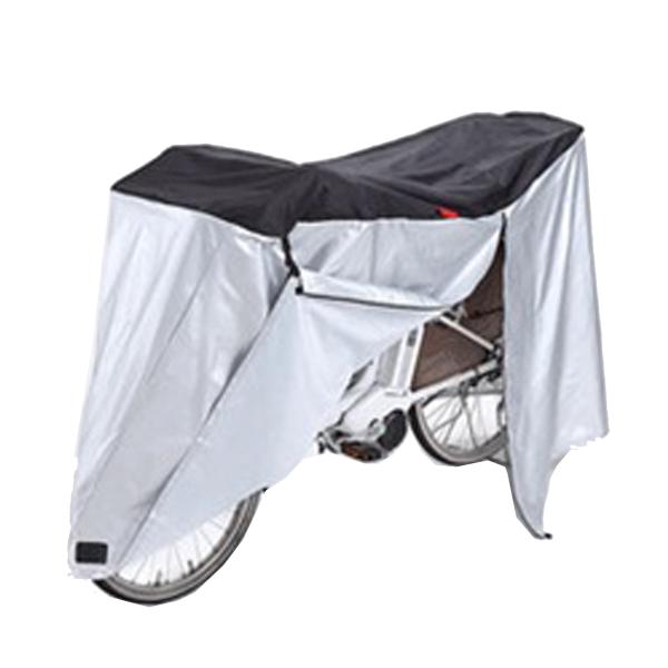 適応車種:電動アシスト車対応・前幼児座席+後カゴ自転車まで対応の設計特徴1:ファスナー開口＋開口固定バックルで楽々バッテリー着脱できます特徴2:ファスナーを開けて被せると楽早装着！特徴3:乾燥用ベルト付で水濡れ後にも干しやすい！素材:ポリエ...