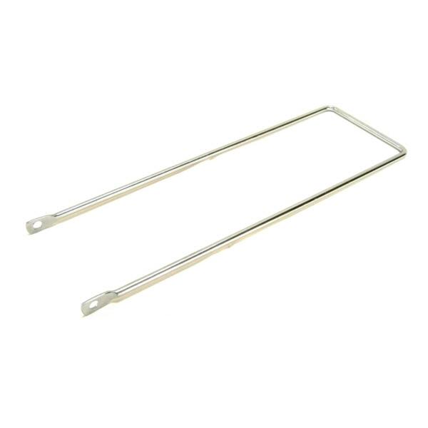 26インチ ストレート前カゴステー/カゴ足/かご足 CP/シルバー