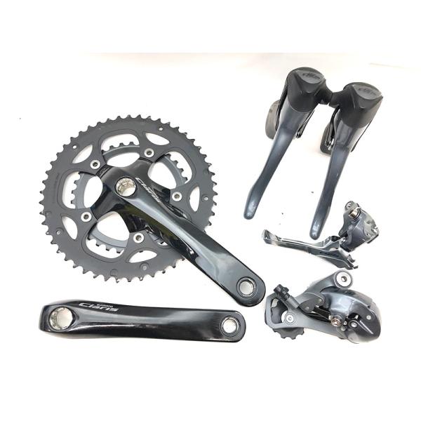 シマノ SHIMANO クラリス 2400系 Claris コンポセット ST-2400 2×8速 FC-2450 170mm 50/34 FD-2400 バンド28.6 RD-2400 シマノ SHIMANO クラリス 2400系 Claris コンポセット ST-2400 2×8速 FC-2450 170mm 50/34 FD-2400 バンド28.6 RD-2400