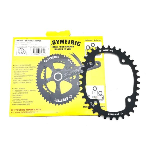 O,SYMETRIC ROAD RACING Campa 2015 4bolt チェーンリング インナー 