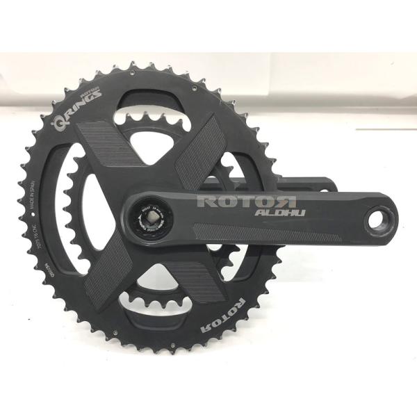 ローター ROTOR ALDHU 24MM ROAD AXLE クランク 楕円チェーン ローター ROTOR ALDHU 24MM ROAD AXLE クランク 楕円チェーン