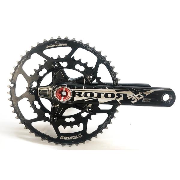 ローター ROTOR 3D+ Q-RINGS クランク 楕円チェーンリング ローター ROTOR 3D+ Q-RINGS クランク 楕円チェーンリング