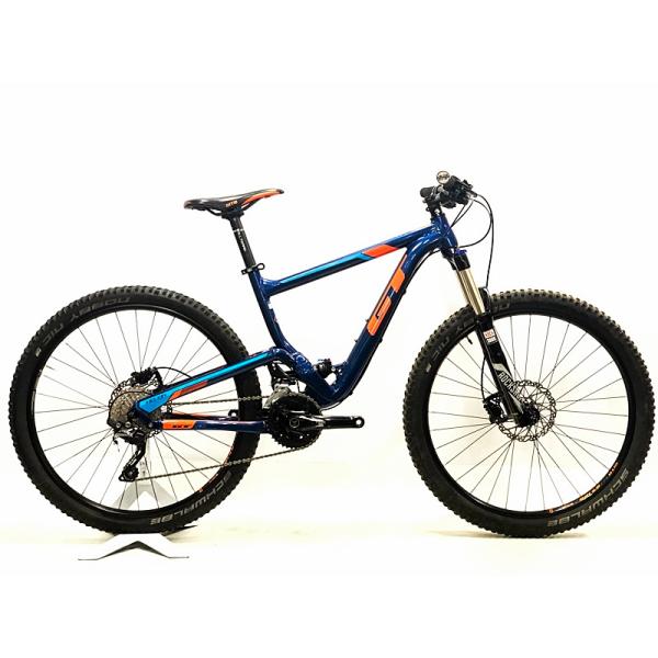 ジーティー GT ヘリオン エリート HELION ELITE 2017年モデル 油圧DISC 27.5 フルサス マウンテンバイク Sサイズ ネイビー ジーティー GT ヘリオン エリート HELION ELITE 2017年モデル 油圧DISC 27.5 フルサス マウンテンバイク Sサイズ ネイビー